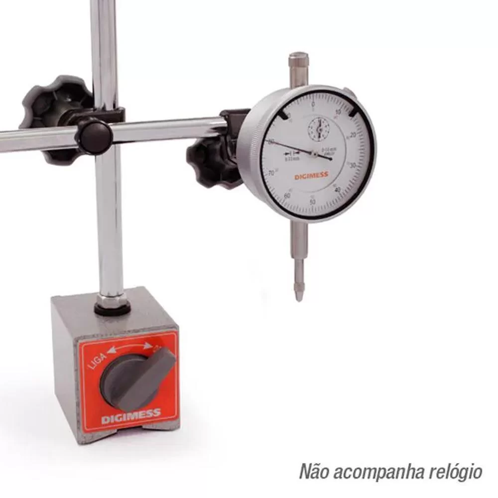 Base Magnética Com Suporte Sem Ajuste Fino Digimess